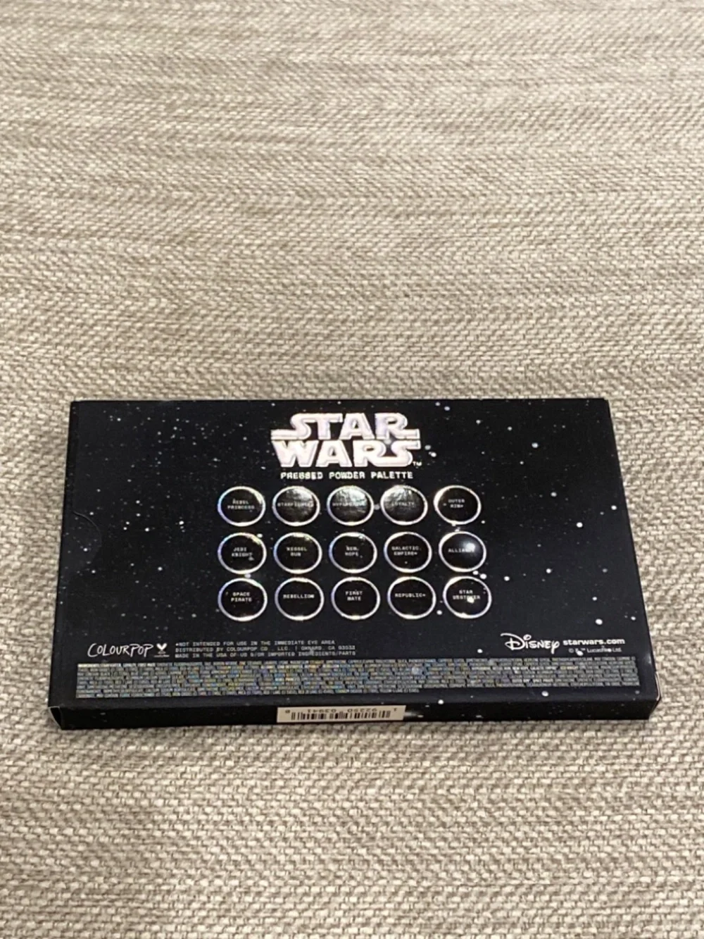 Star Wars Colourpop Eyeshadow Palette